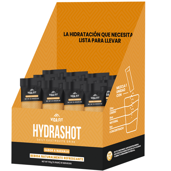 HYDRASHOT ELECTROLITOS EN POLVO CAJA 30 UDS