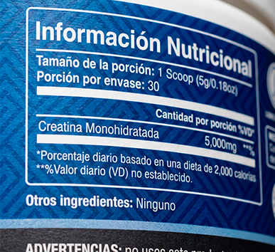 100% CREATINA PURA MONOHIDRATADA 150GR